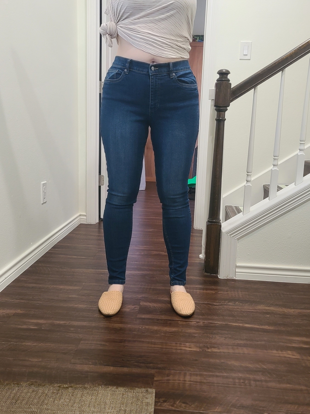 VENUS Dark Blue High-Rise Skinny Jeans 12r Large